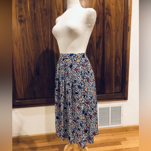 Vintage Jacqueline Ferrar 80’s- 90’s Floral Skirt - Picture 4 of 10